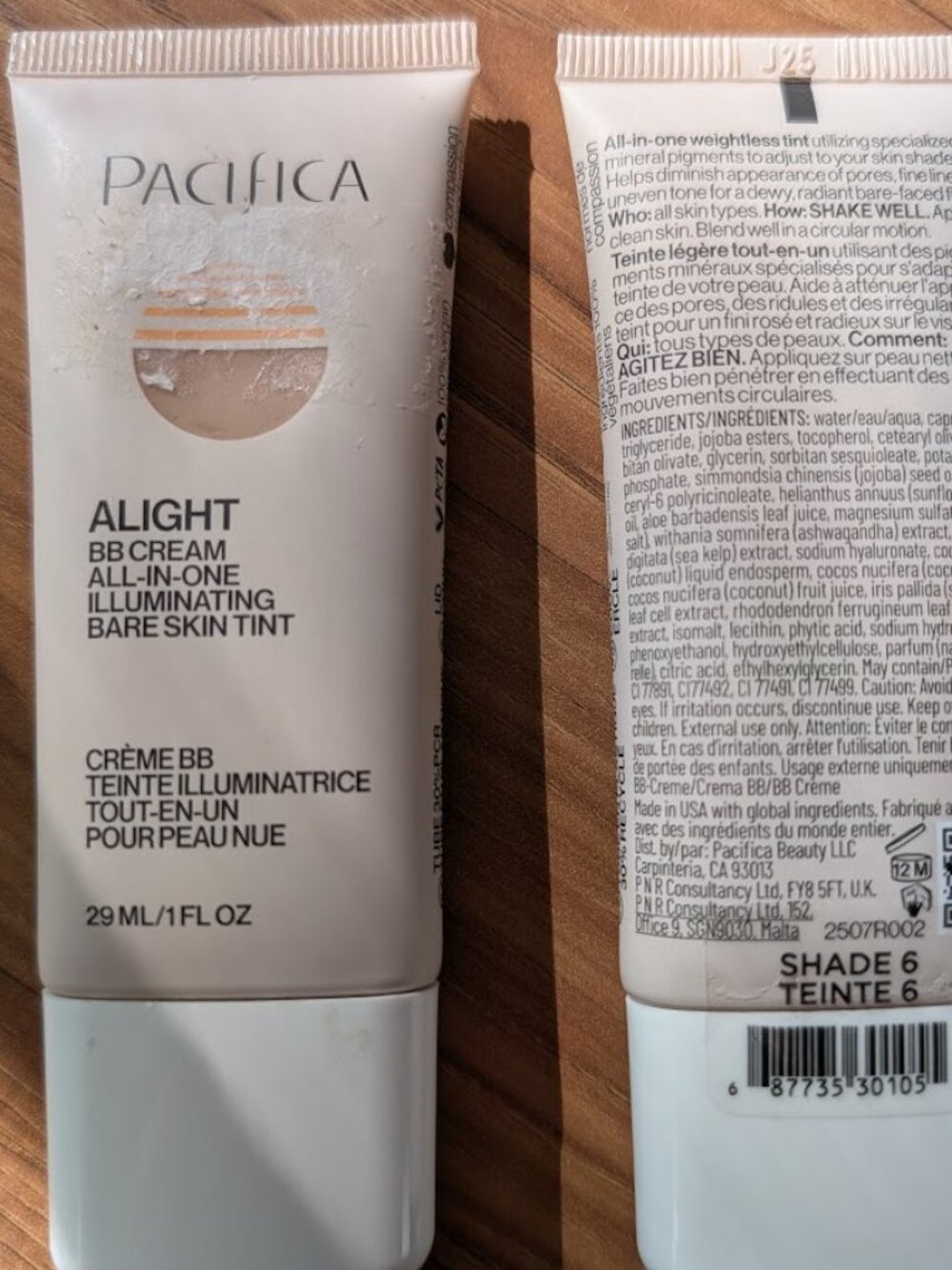 NWT Pacifica Alight Illuminating BB Cream Skin Tint Shade 6